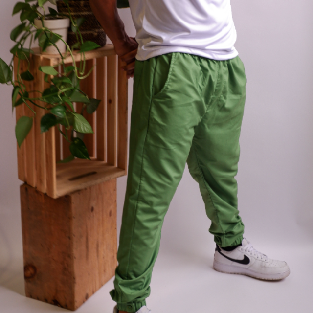 Enjoy today Unisex green jogger pant